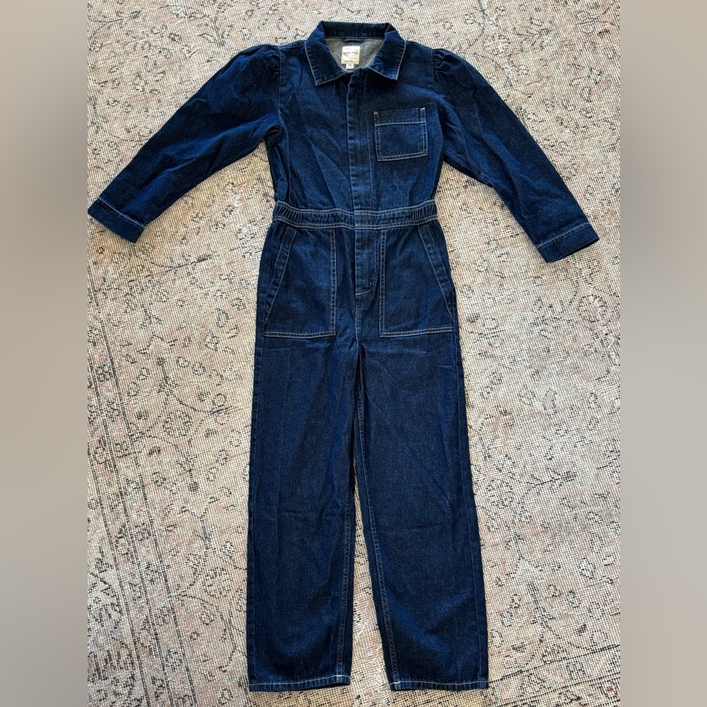 Seventy + Mochi Lorna jumpsuit NWT denim blue jeans size XS 2 - Picture 3 of 11